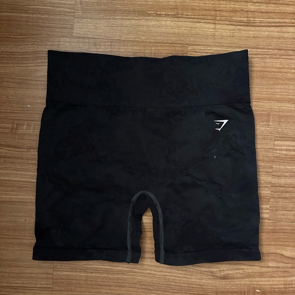 Gymshark Adapt Camo Seamless shorts - Lava/Black/Onyx Gray